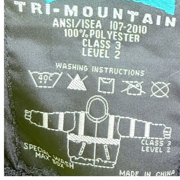 Tri Mountain Duke Energy Hi Vis Safety Fleece Hoodie Zip Up ANSI Class 3 Level 2 - Picture 3 of 7